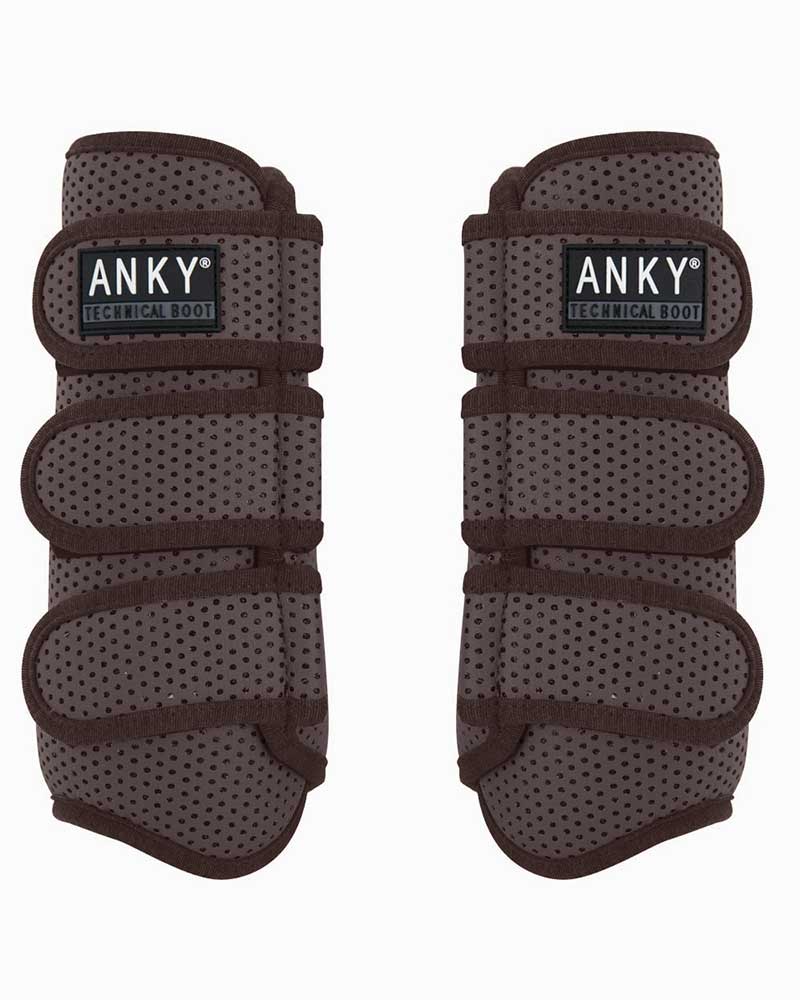 Lot de 2 protections de dressage marron (brown) Climatrole - Anky