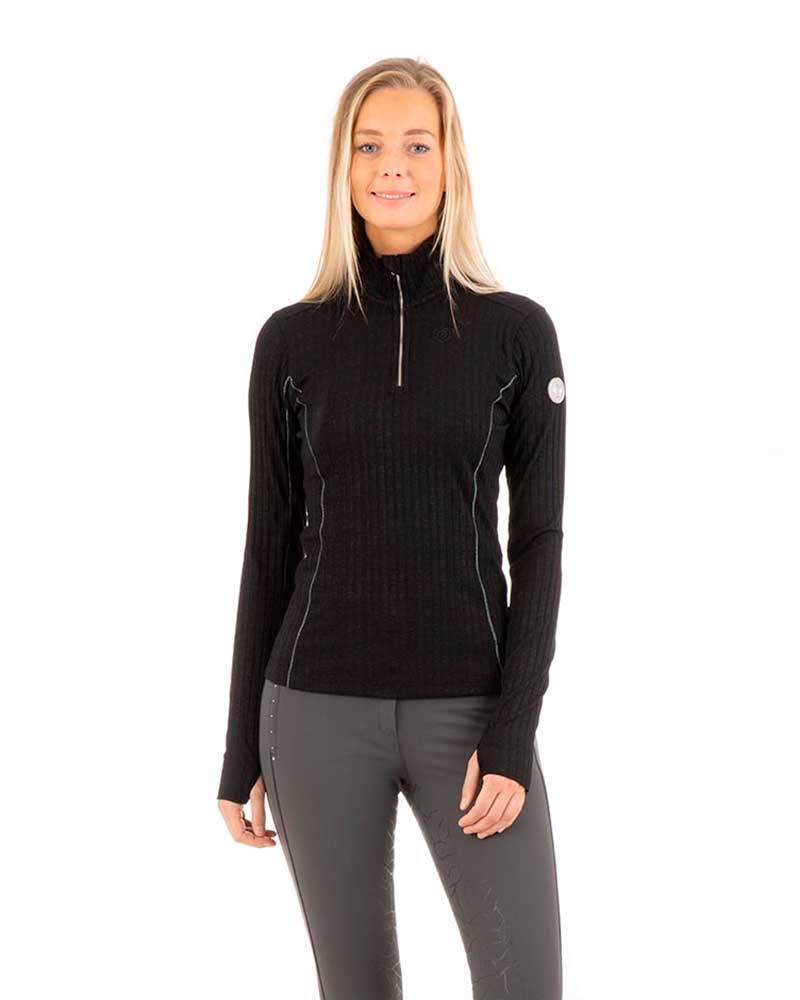 Black training jersey for women - Anky