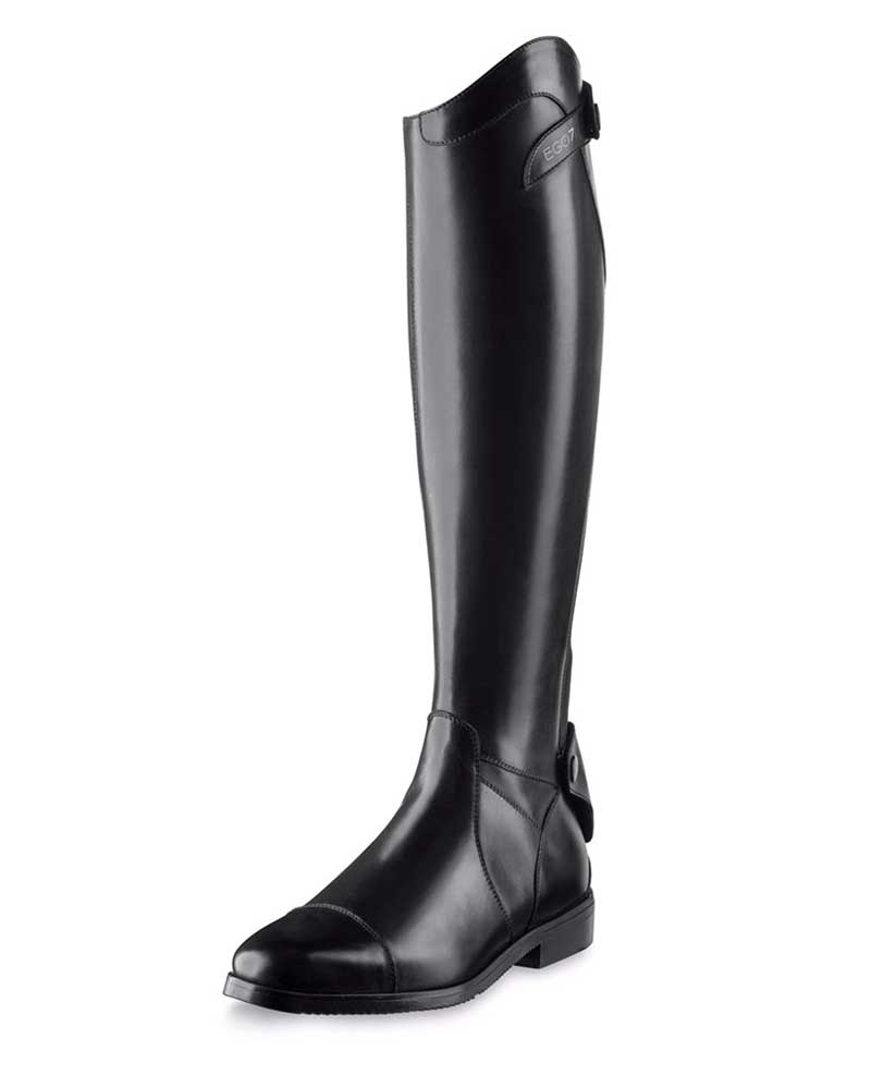 Botas de montar a caballo en cuero negro unisex modelo Aries - Ego7