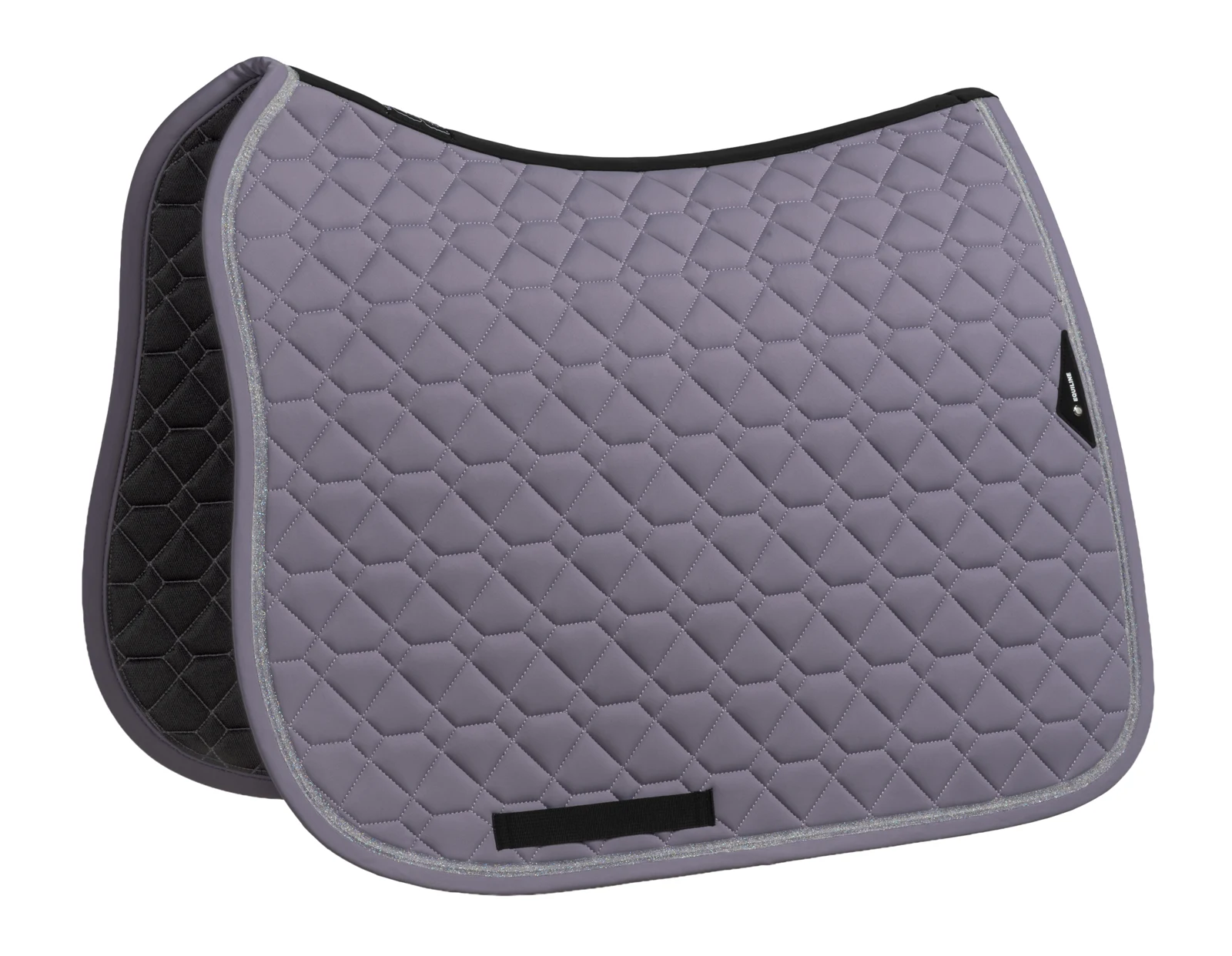 Tapis de dressage matelassage Tech-Diamond mauve pour cheval EQGEMMA - Equiline