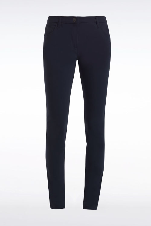Pantalons skinny bleu marine muy élastiques pour femme - Cavalleria Toscana