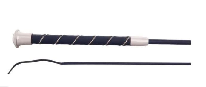 Cravache bleu marine pour cheval - BR