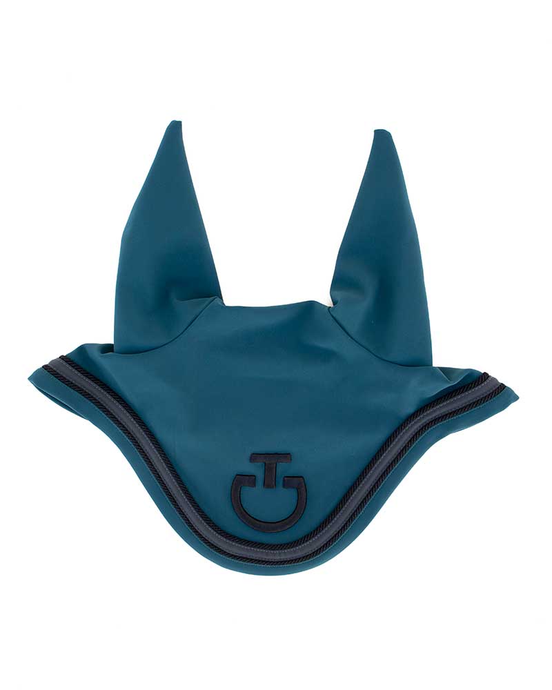 Orejeras azul verdoso, gris oscuro y negro con orejas rígidas para caballo - Cavalleria Toscana