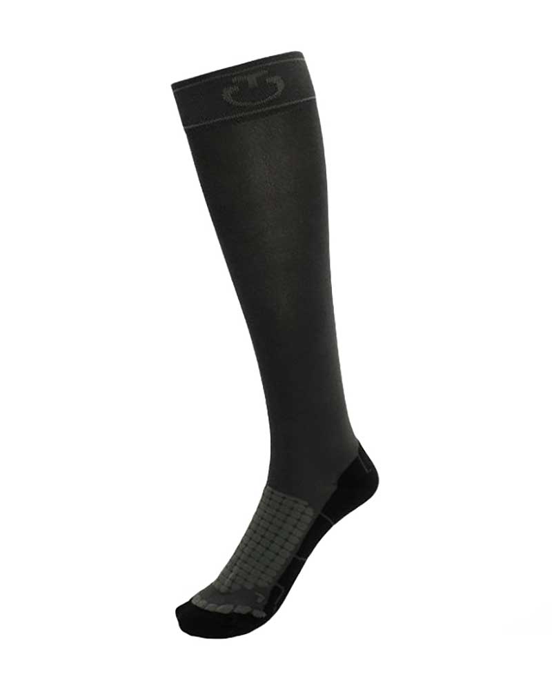 Calcetines altos técnicos gris oscuro - Cavalleria Toscana