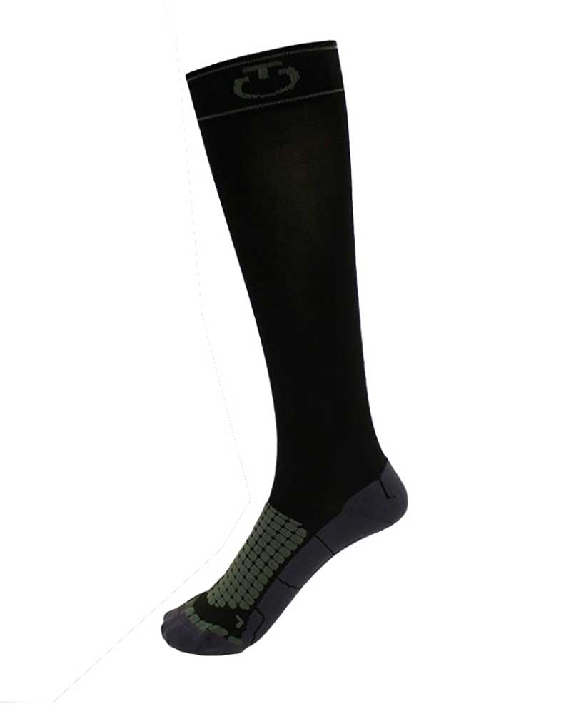 Chaussettes hautes techniques noir - Cavalleria Toscana