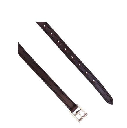 Black Leather Stirrup Leathers (25x145 cm) - LUXE - Lexhis