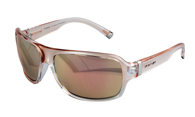 Pink and brown unisex sports sunglasses model SX-61 - Casco