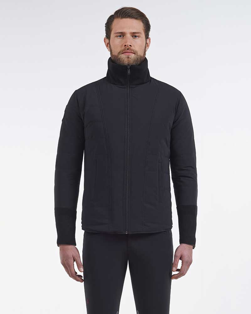 Doudoune reversible (noir et kaki) pour homme - Cavalleria Toscana