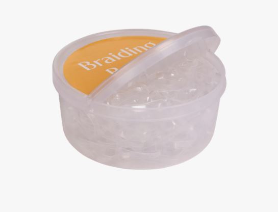 Boîte d'élastiques transparentes de 50g (env. 450 unités) - QHP