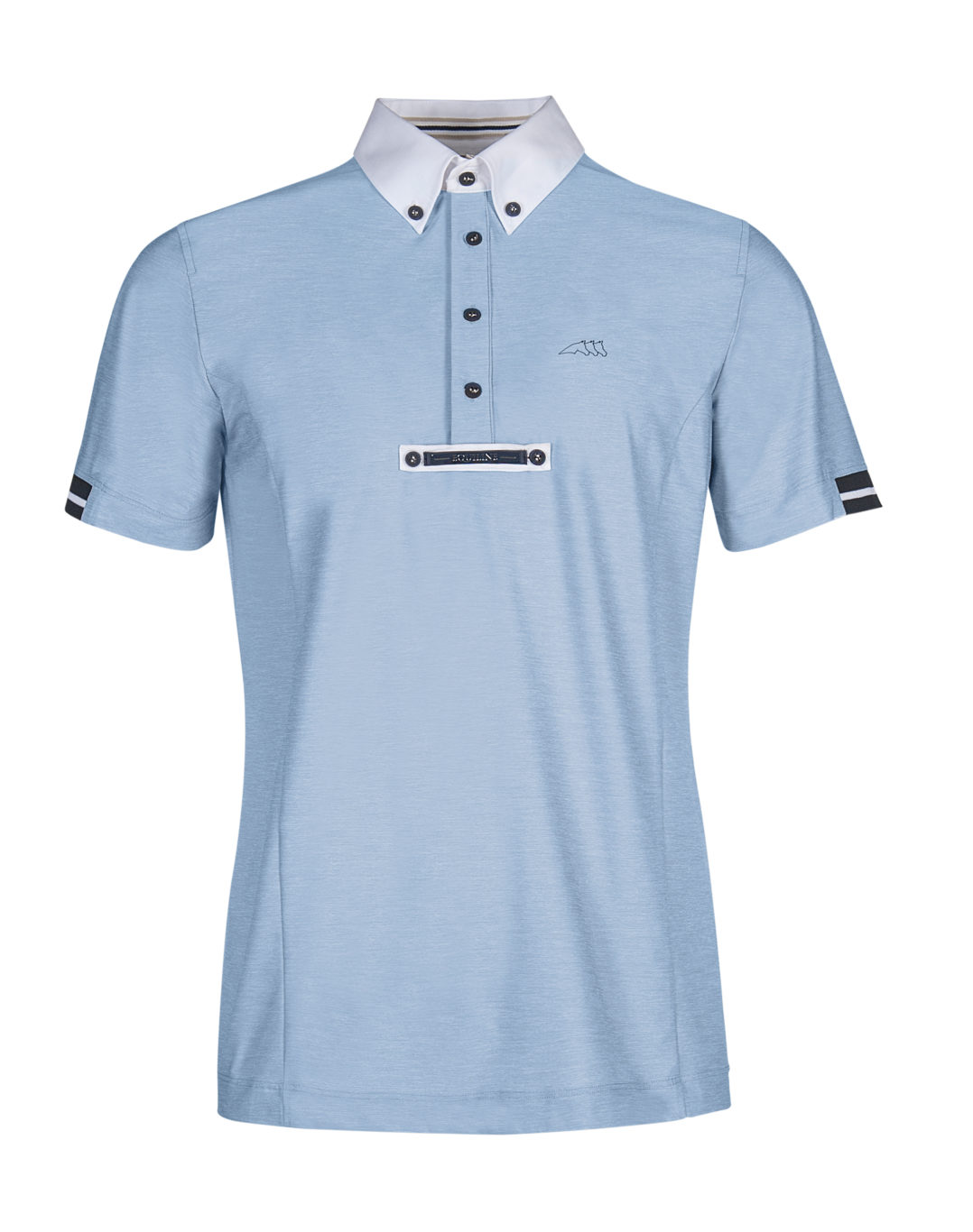 Blue competition polo shirt for men - Equiline