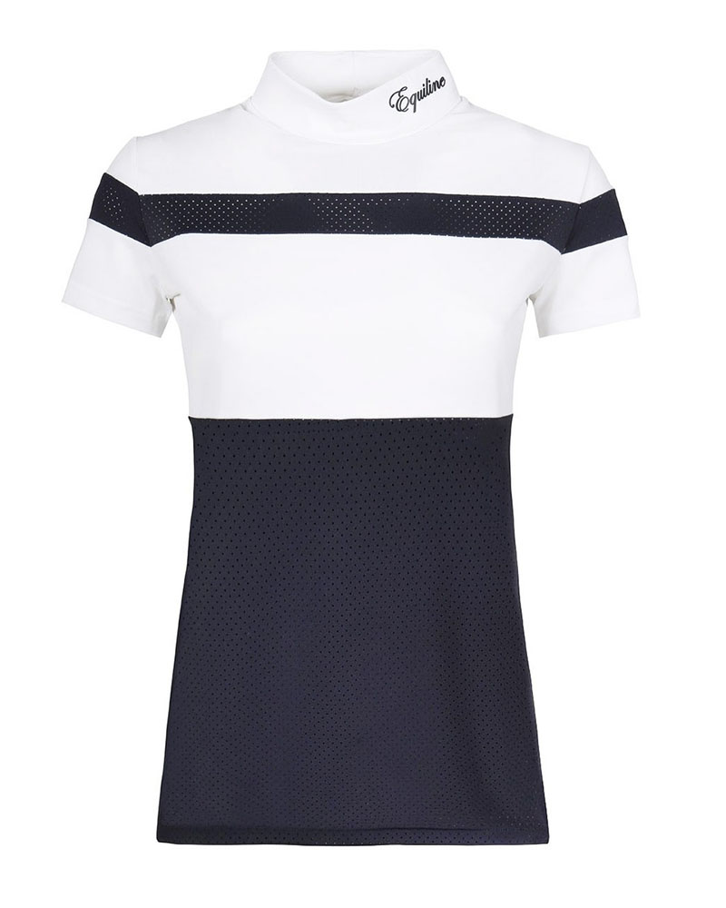 Polo de compétition bleu marine pour femme - Equiline