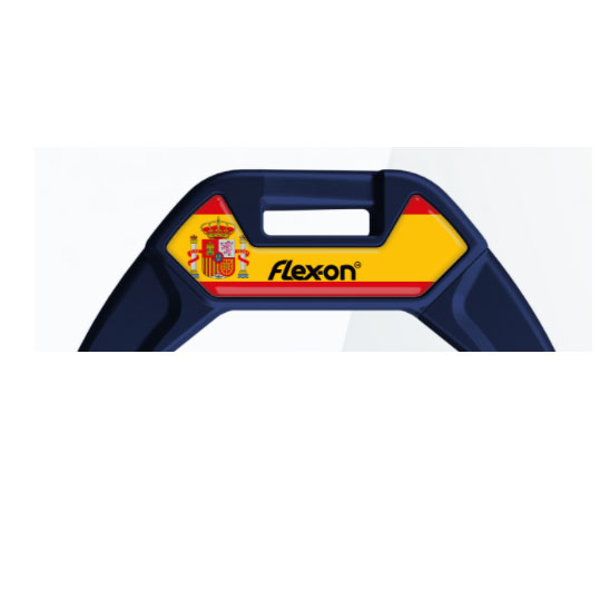 Aimant interchangeable avec drapeau espagnol pour Étriers safe-on - Flex-On