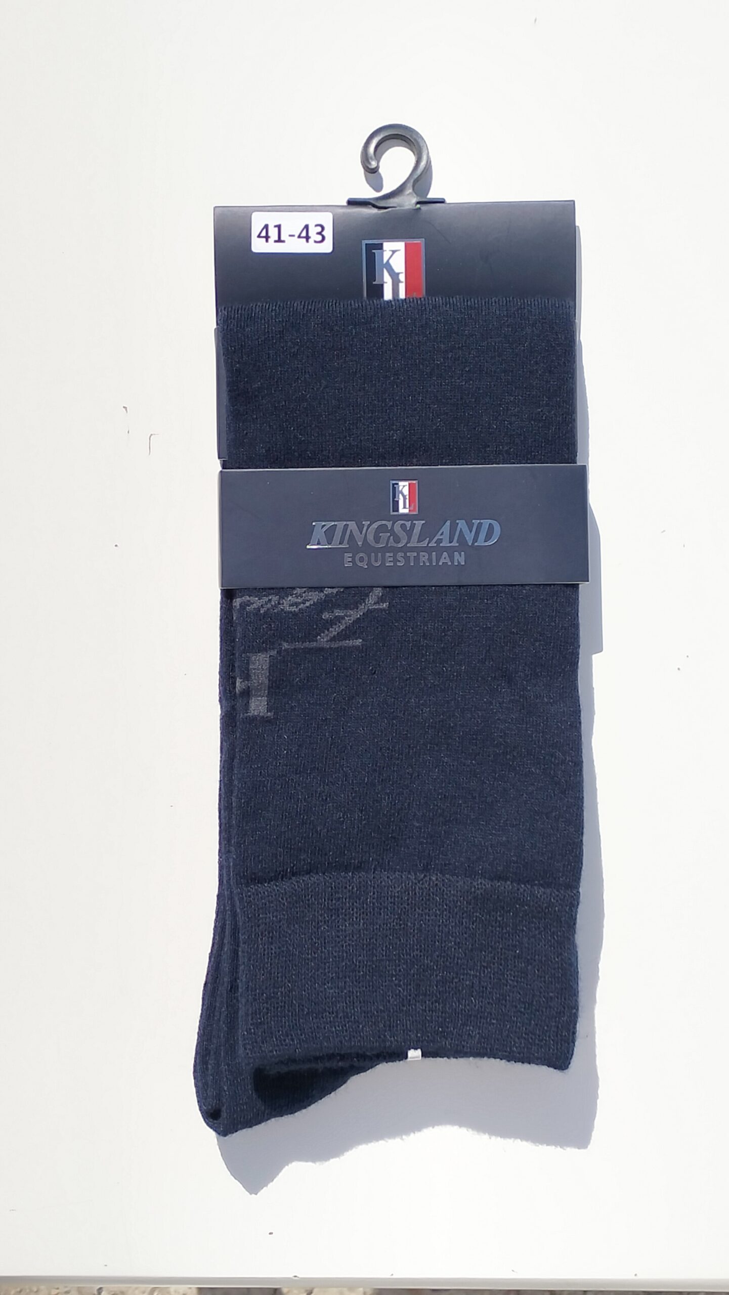 Chaussettes hautes bleu marine avec logo KLtinley - Kingsland