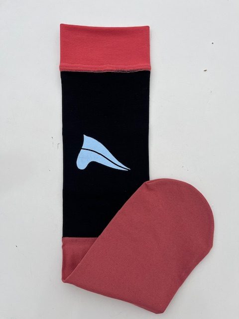 Chaussettes tipo media pour invierno noir et orange unisexe - Euro-Star