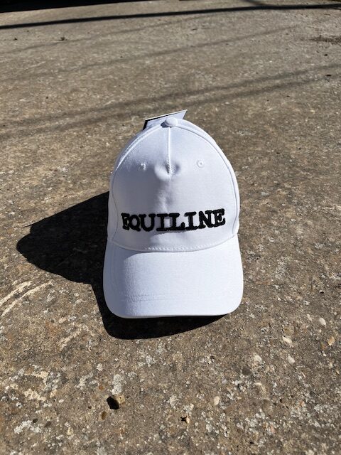 Gorra blanca con logo frontal efecto cristal Ginteg - Equiline