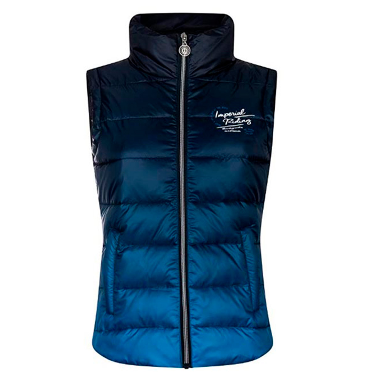 Gilet matelassé en dégradé en bleu foncé junior unisexe Lucky Boy - Imperial Riding