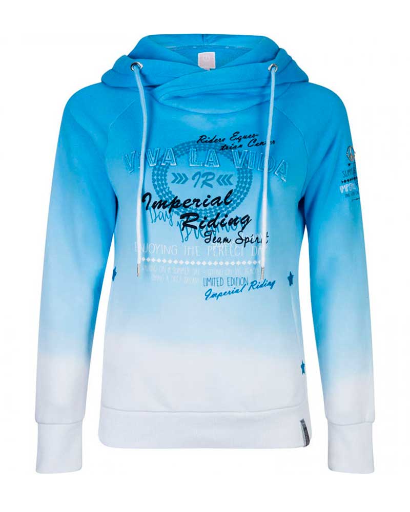 Light blue gradient hoodie for girl – Parcival - Imperial Riding