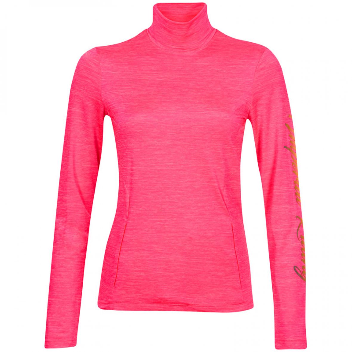 Camiseta técnica de entrenamiento de manga larga fucsia para niña Risk it - Imperial Riding