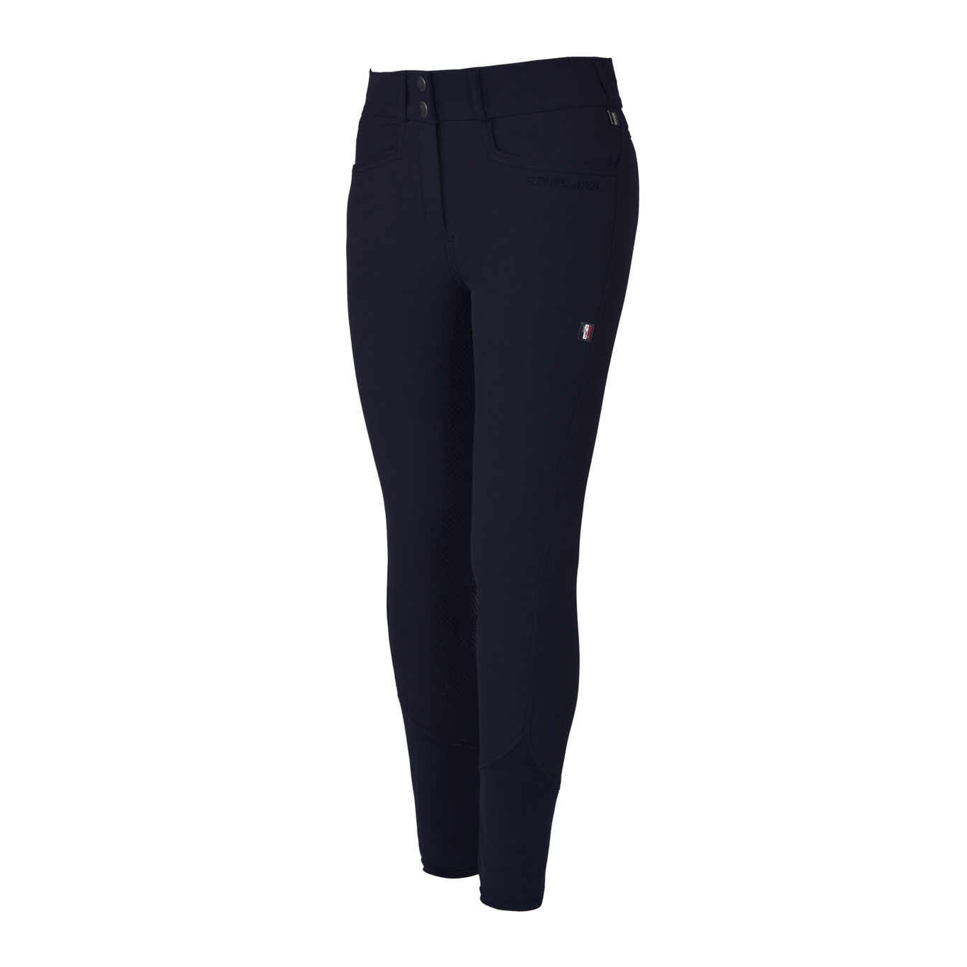 Pantalons avec grip à fond intégral bleu marine pour femme modèle Kadi - Kingsland Classic