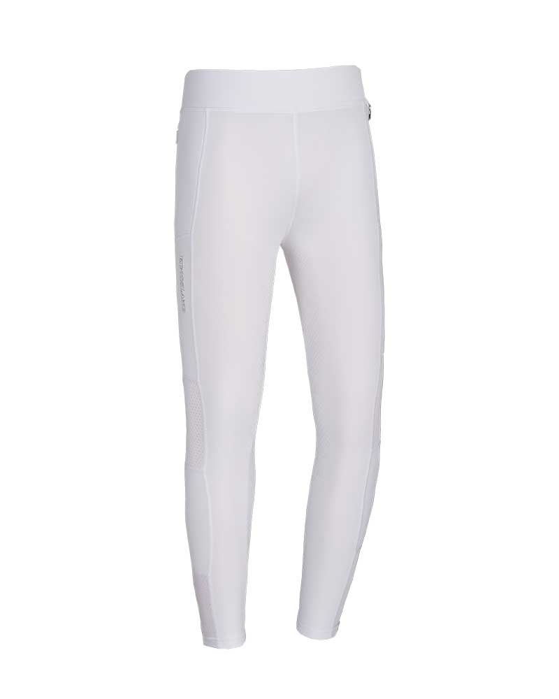 White competition tights (grip culera) for girls - KLkemmie - kingsland Classic