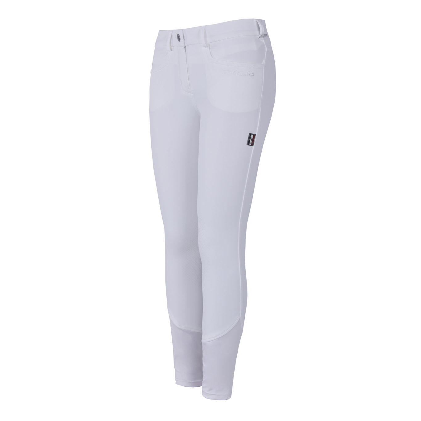 Pantalons avec grip aux genoux blanc pour femme modèle Kessi - Kingsland Classic
