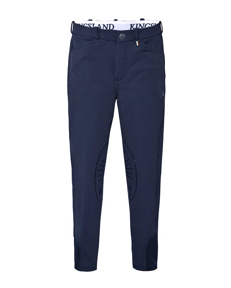 Pantalons bleu marine (grip aux genoux) junior unisexe - KLkonrad - Kingsland Classic