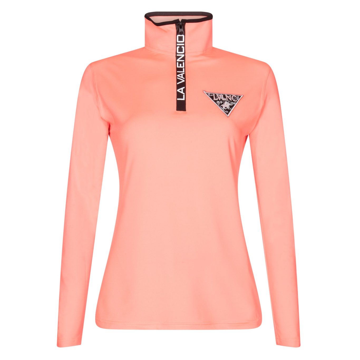 Technical long sleeve training shirt in neon orange for girl – Indy Jr - La Valencio