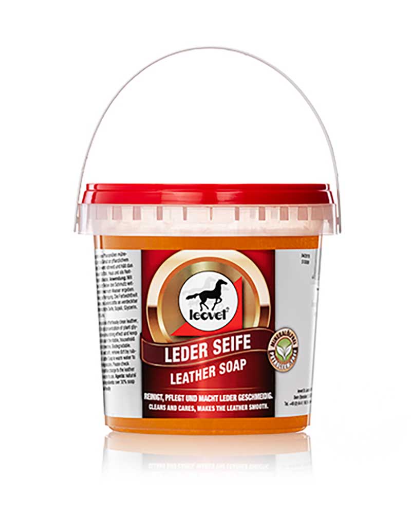 Jaboncillo para limpiar, cuidar y mantener la flexibilidad del cuero (450ml-500g) Leather soap - Leovet