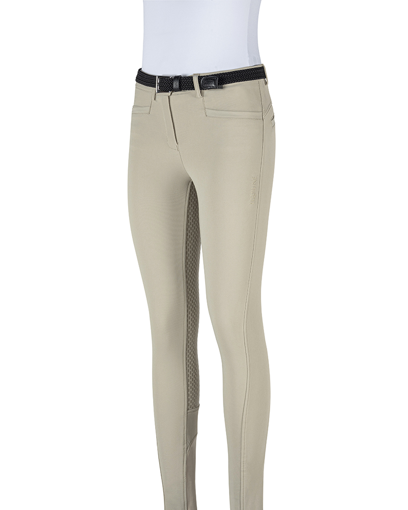 Beige riding breeches for girls - Equiline