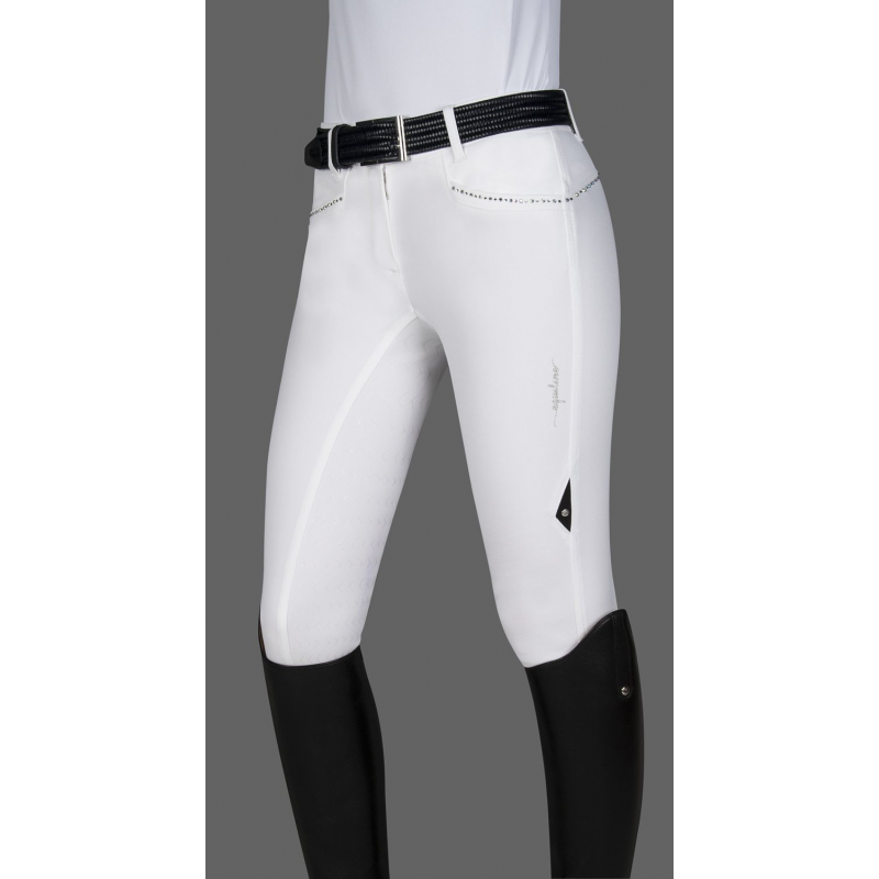 White pants (knee grip) model Summy - Equiline