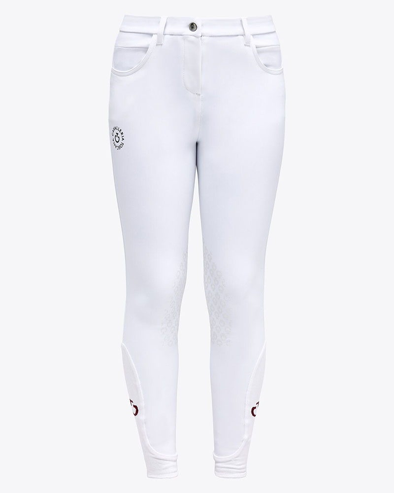 White pants (knee grip) for girls CT-Orbit - Cavalleria Toscana
