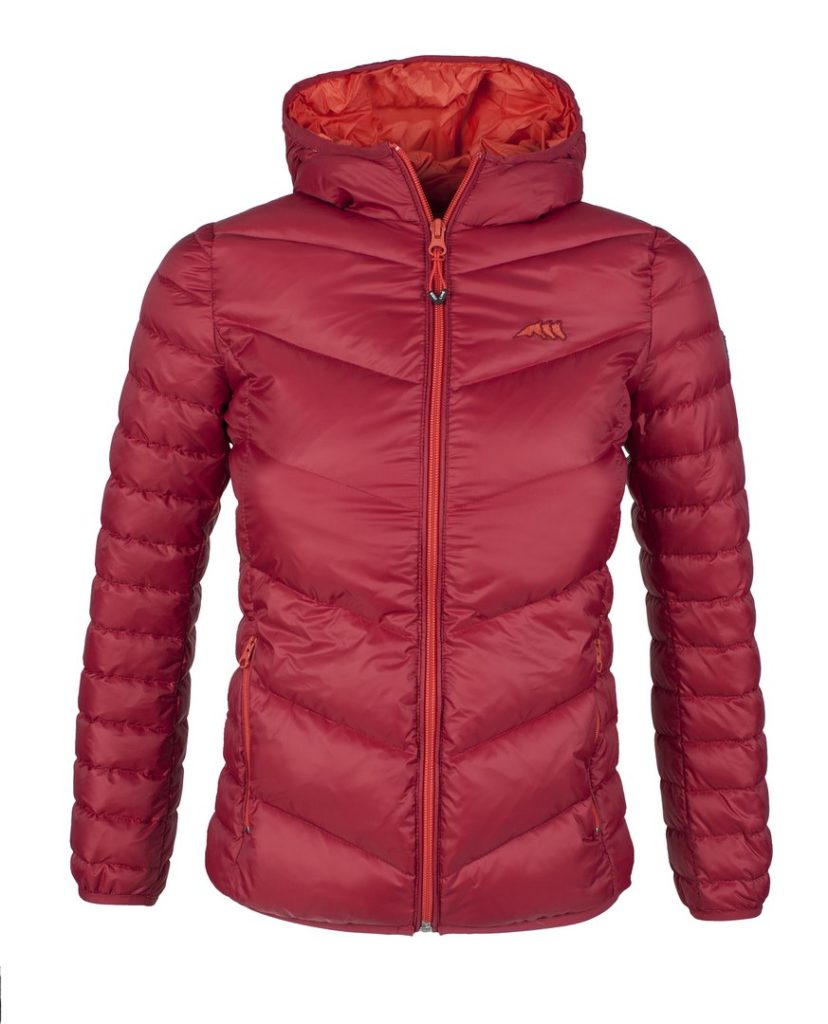 Doudoune avec capuche rouge junior unisexe Mary - Equiline
