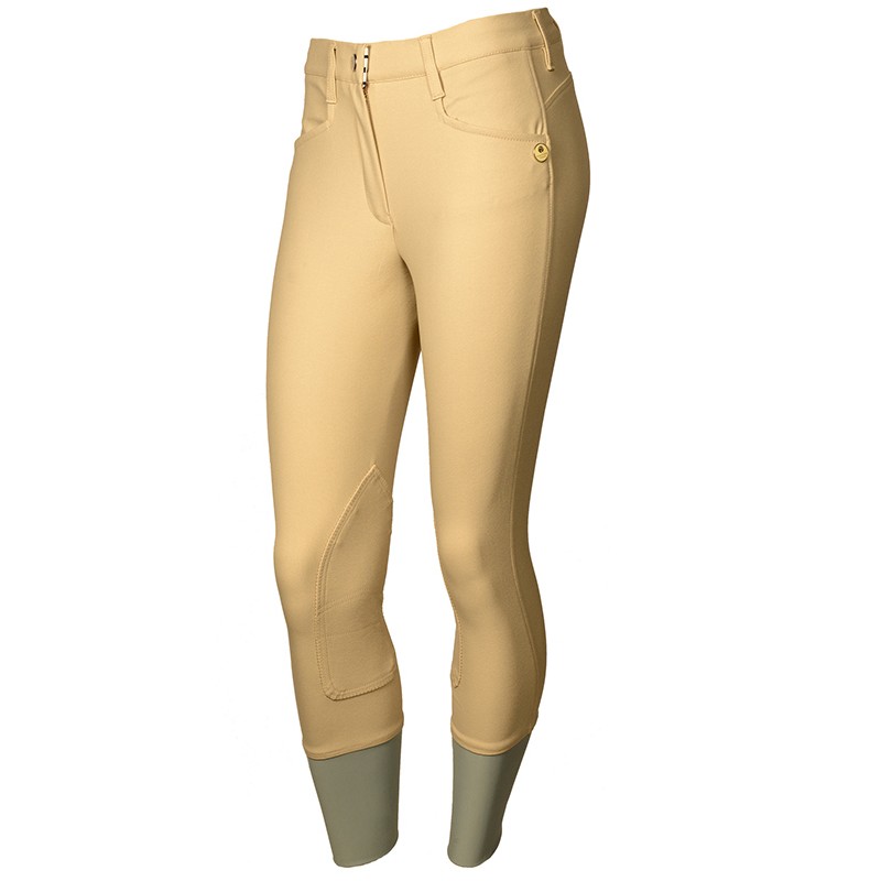Pantalons d'équitation beige pour femme modèle Santa Claire - Manfredi