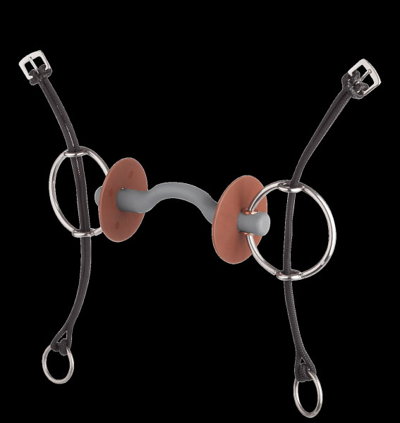 Beris elevator snaffle with deveined barrel - Waldhausen