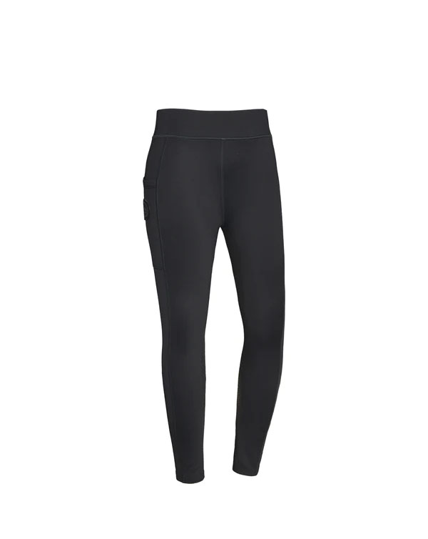 Leggings bleu marine (grip à fond intégral) pour fille - KLKACY F-TEC4 - Kingsland