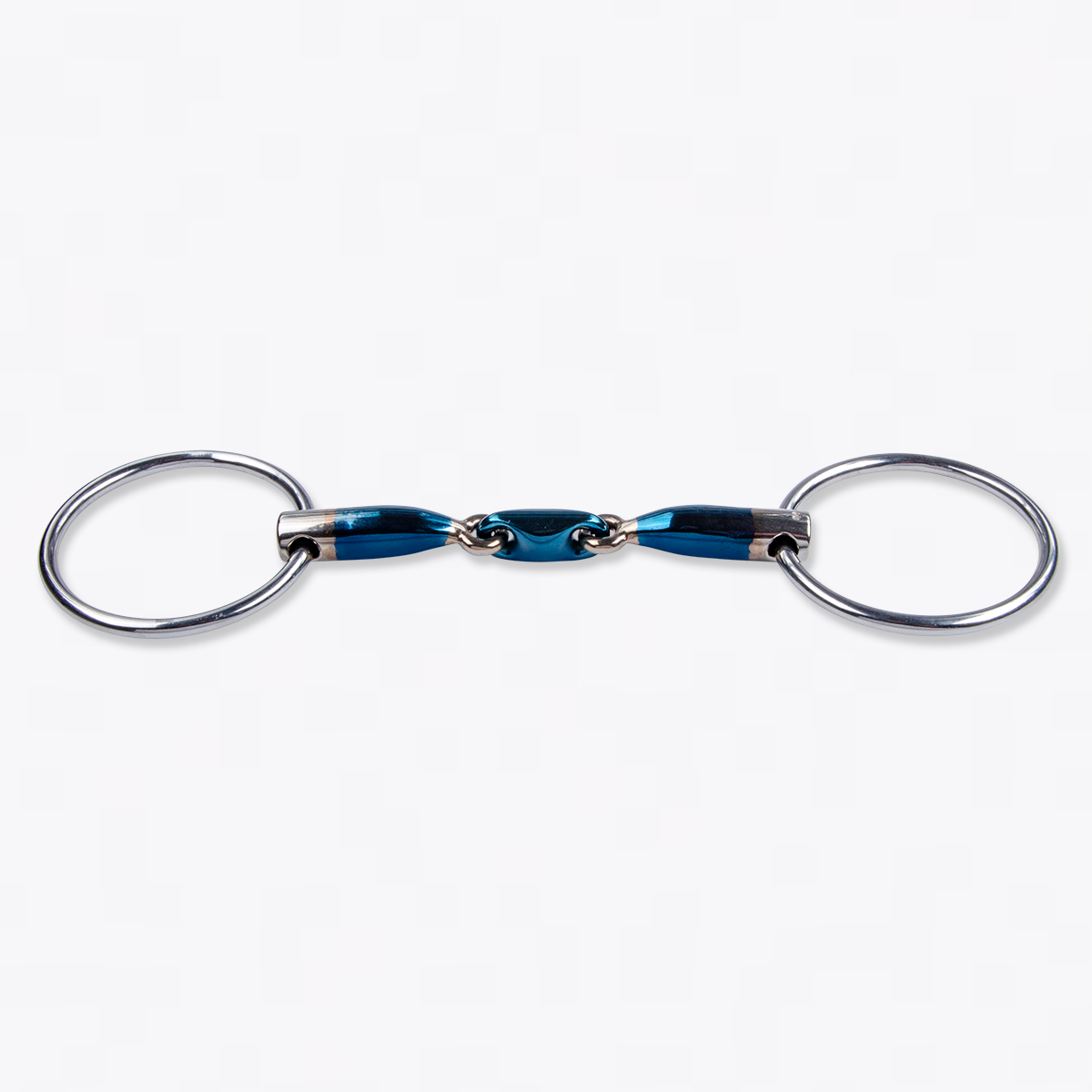 Mors de filet à anneaux 3 pièces pour cheval (eliptical) Sweet Iron Loose Ring - Trust