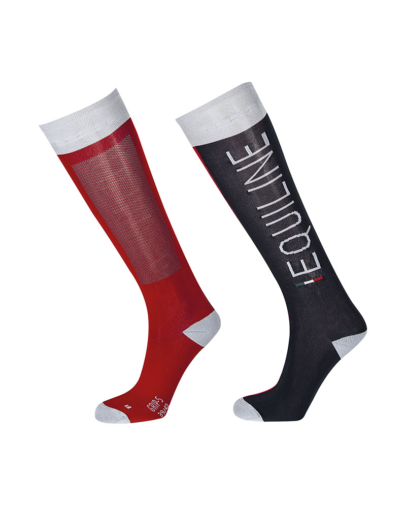 Navy riding socks unisex Ibert - Equiline