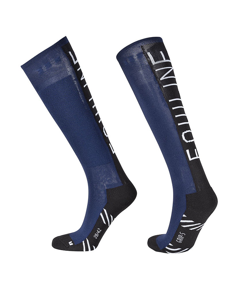 Chaussettes d'équitation en blanc Clovec - Equiline