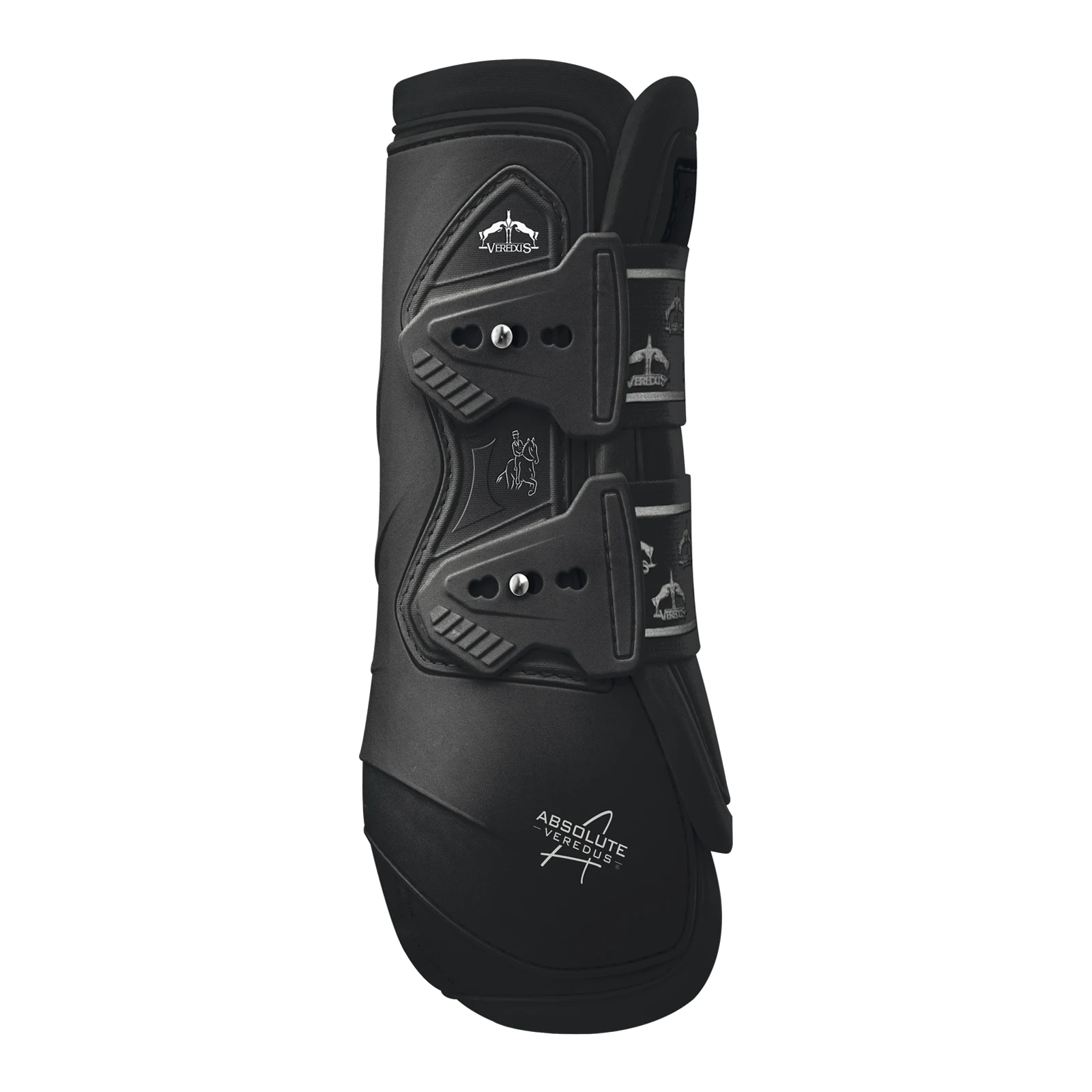 Protectores de doma traseros negros con velcro Absolute Easy Strap - Veredus