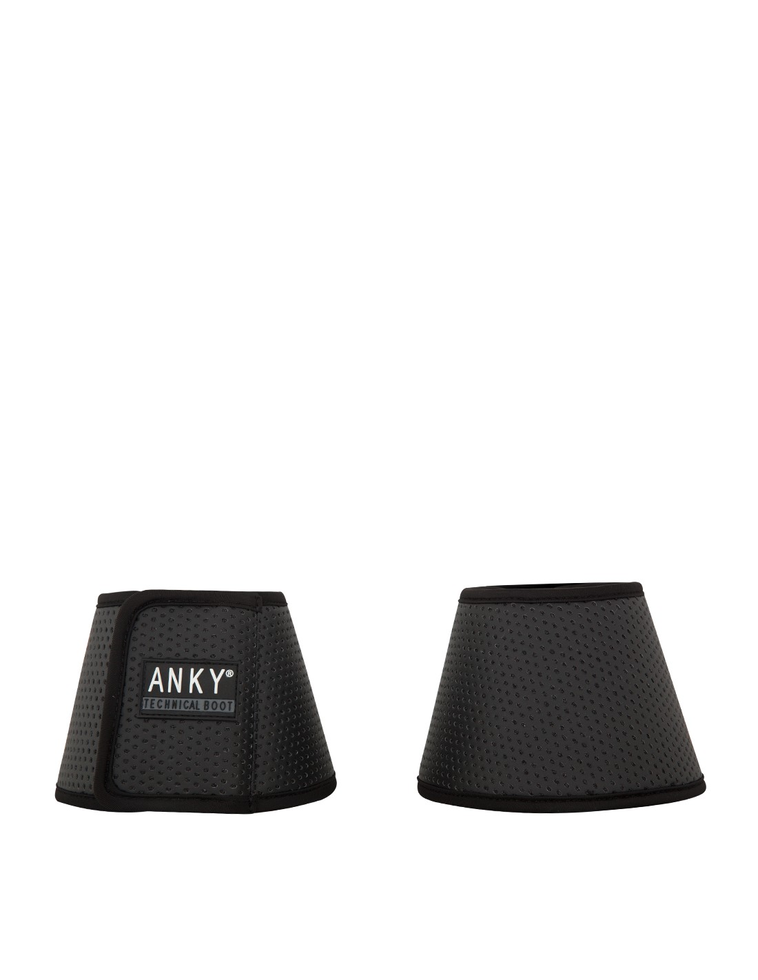Lot de 2 cloches noires avec perforations à strass - Anky
