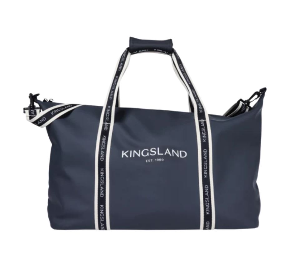Sac week-end et sport bleu marine avec détails beige KLNori - Kingsland