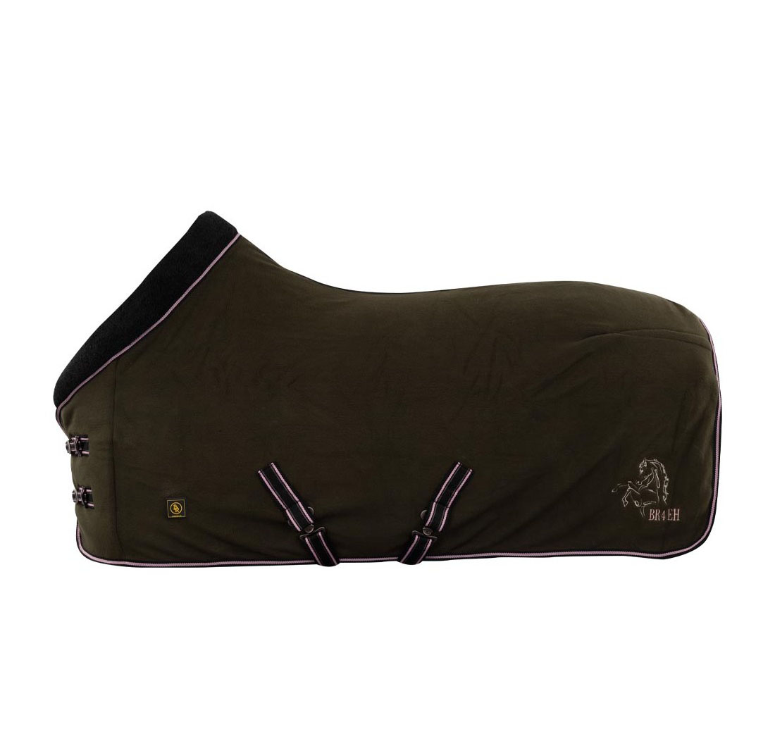 Couverture polaire séchante verte pour poney - BR