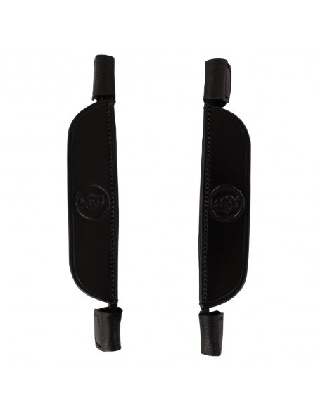 Anteojeras de cuero negro para caballos Bromley - BR