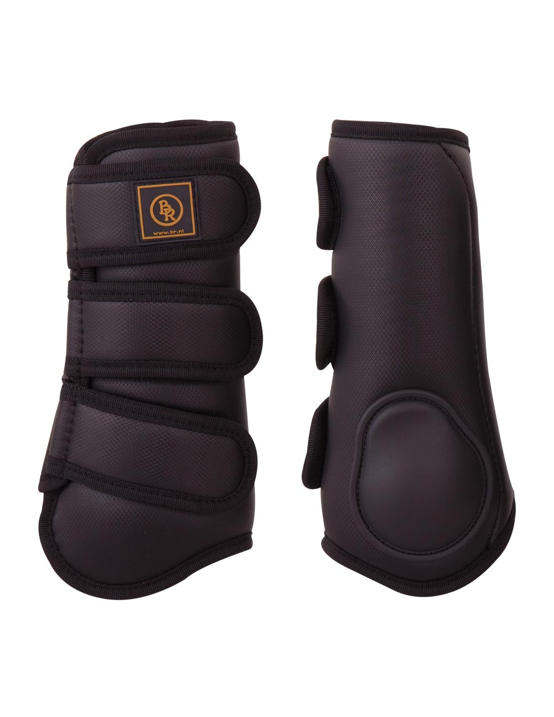 Lot de 2 protections de dressage noirs pour cheval et/ou poney Pro Max Pro - BR