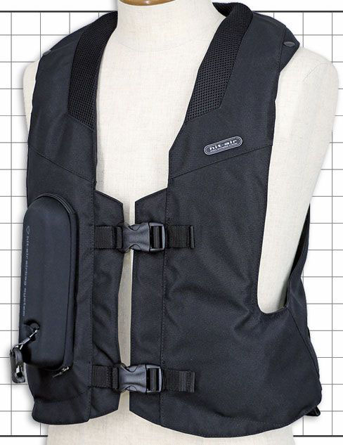 Gilet airbag de protection noir - MLV3H - Hit-Air
