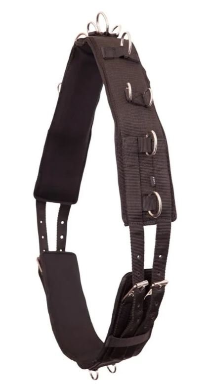 Sangles à longe noir de nylon et neopreno pour longer - Premiere