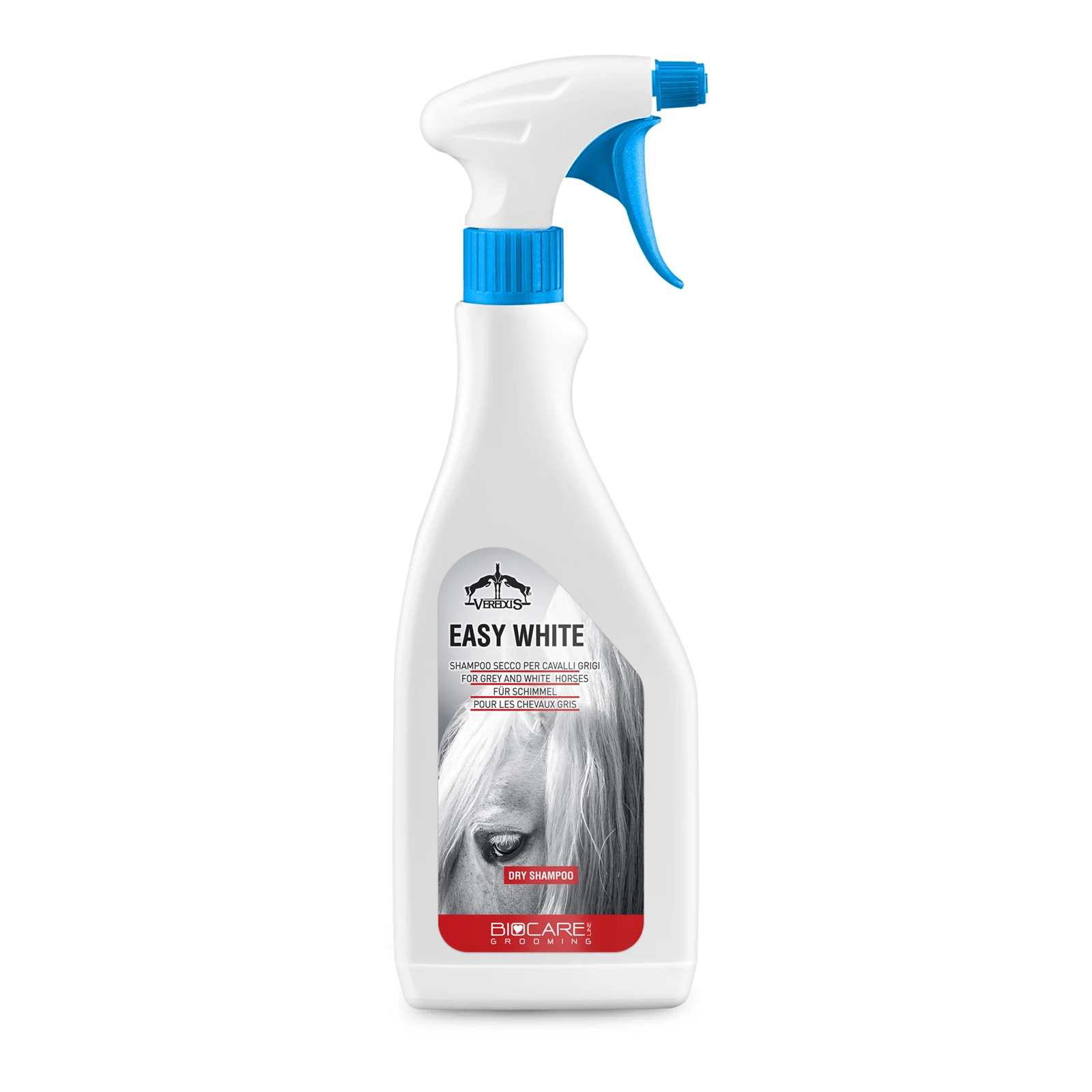 Dry spray shampoo for grey horses Easy White 500 ml - Veredus