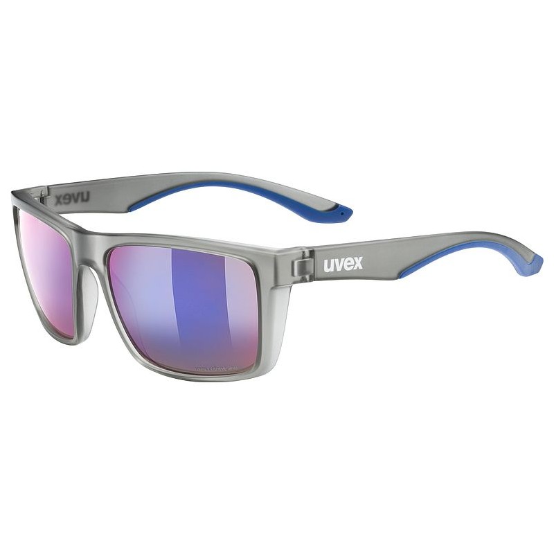 Gafas de sol deportivas grises transparentes mate 50 CV - UVEX