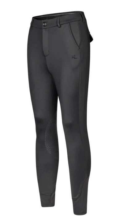 Pantalons d'hiver noir avec poches et grip genoux pour homme-KLKolton - Kingsland