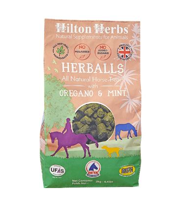 Golosinas de orégano y menta para caballos Herballs - Hilton Herbs